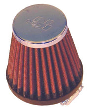 Load image into Gallery viewer, K&amp;N Universal Round Tapered Chrome Filter 1.563in Flange ID x 3in Base OD x 2in Top OD x 3in H Air Filters - Universal Fit K&amp;N Engineering   
