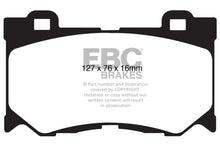 Load image into Gallery viewer, EBC 08-13 Infiniti FX50 5.0 Greenstuff Front Brake Pads Brake Pads - Performance EBC   
