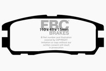 Load image into Gallery viewer, EBC 96-98 Acura SLX 3.2 Greenstuff Rear Brake Pads Brake Pads - Performance EBC   
