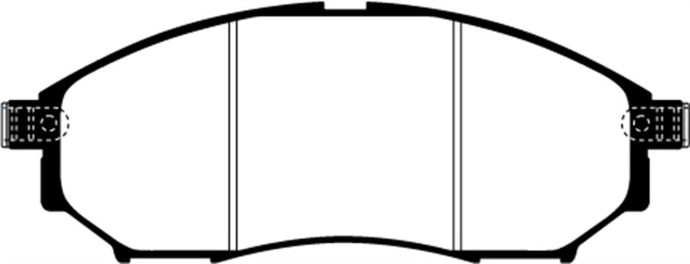 EBC 08-13 Infiniti EX35 3.5 Yellowstuff Front Brake Pads Brake Pads - Performance EBC   