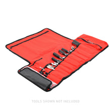 Load image into Gallery viewer, Go Rhino XVenture Gear Tool Roll Large (7x7in. Closed) 12oz Waxed Canvas - Black Cargo Boxes &amp; Bags Go Rhino
