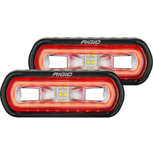 Load image into Gallery viewer, Rigid Industries SR-L Series Surface Mount LED Spreader Pair w/ Red Halo - Universal Light Bars &amp; Cubes Rigid Industries
