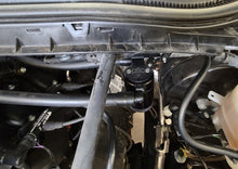 Load image into Gallery viewer, J&amp;L 17-22 Ford F-250 6.2L/7.3L Passenger Side Oil Separator 3.0 - Black Anodized Oil Separators J&amp;L
