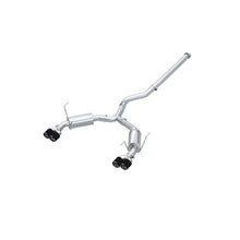 Load image into Gallery viewer, MBRP 2022+ Subaru WRX 3in Cat-Back Dual Split Rear Quad Carbon Fiber Tips Street Profile Exhaust Catback MBRP
