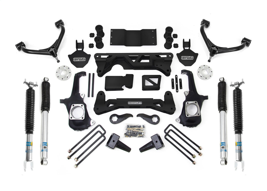 ReadyLift 44-3072 Lift Kit w/Shocks; 7-8 in. Front; w/Bilstein Shocks; w/Tube A-Arms And Keys; Suspension Lift Kit ReadyLift Default Title  