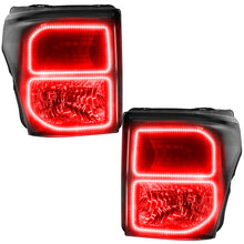 Load image into Gallery viewer, Oracle Ford F250/350 11-16 Halo Kit (Square Ring Design) - ColorSHIFT w/ BC1 Controller SEE WARRANTY Headlights ORACLE Lighting
