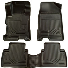 Load image into Gallery viewer, Husky Liners 2012 Honda Civic WeatherBeater Combo Black Floor Liners Floor Mats - Rubber Husky Liners
