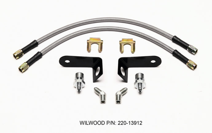 Wilwood Flexline Kit Front 2015-Up Mustang Brake Line Kits Wilwood