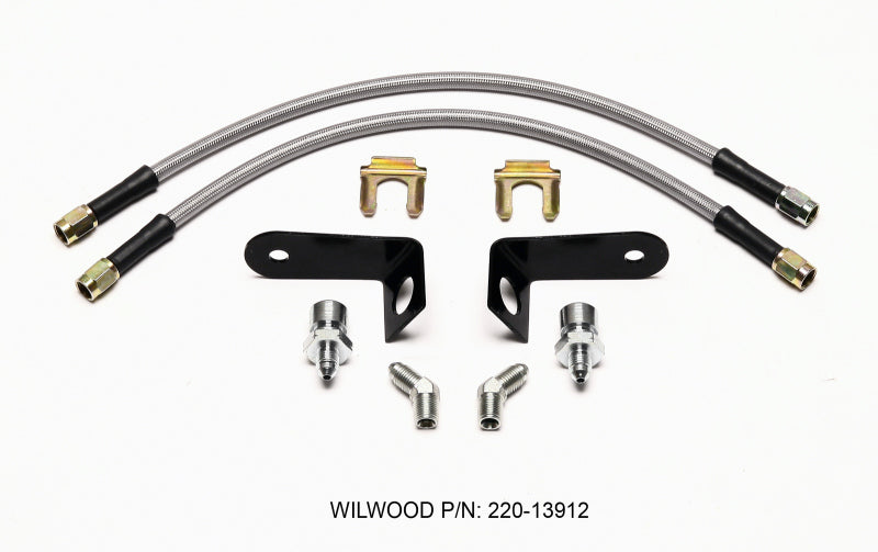 Wilwood Flexline Kit Front 2015-Up Mustang Brake Line Kits Wilwood