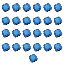 Load image into Gallery viewer, Russell Performance -6 AN Tube Nuts 3/8in dia. (Blue) (25 pcs.) Hardware - Singles Russell
