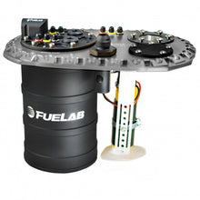 Load image into Gallery viewer, Fuelab Quick Service Surge Tank w/Bosch Lift Pump &amp; Dual 500LPH Brushed Pumps w/Controller -Titanium Surge Tanks Fuelab
