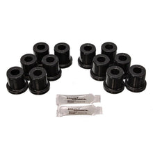 Load image into Gallery viewer, Energy Suspension 81-89 Toyota FJ40/FJ60 Landcruiser 2/4WD Blk Front Leaf Spring Bushing Set Bushing Kits Energy Suspension
