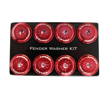 Load image into Gallery viewer, NRG Fender Washer Kit w/Color Matched M8 Bolt Rivets For Plastic (Red) - Set of 8 Hardware Kits - Other NRG
