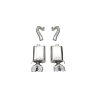 Corsa 06-13 Chevy Corvette C6 Z06 7.0L / 09-13 ZR1 6.2L Polished AxleBack Exhaust w/4.5in Twin Tips Axle Back CORSA Performance