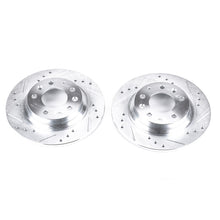 Load image into Gallery viewer, Power Stop 06-12 Ford Fusion Rear Evolution Drilled &amp; Slotted Rotors - Pair Brake Rotors - Slot &amp; Drilled PowerStop   
