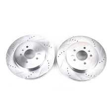 Load image into Gallery viewer, Power Stop 06-07 Cadillac CTS Rear Evolution Drilled &amp; Slotted Rotors - Pair Brake Rotors - Slot &amp; Drilled PowerStop
