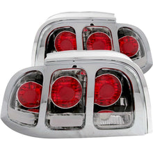 Load image into Gallery viewer, ANZO 1994-1998 Ford Mustang Taillights Chrome Tail Lights ANZO
