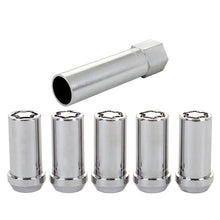 Load image into Gallery viewer, McGard Wheel Lock Nut Set - 5pk. (Tuner / Cone Seat) 1/2-20 / 13/16 Hex / 1.60in. L. - Chrome Lug Nuts McGard
