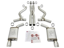 Load image into Gallery viewer, aFe MACHForce XP 3in 304 SS Cat-Back Exhausts w/ Polished Tips 15-17 Ford Mustang GT V8-5.0L/V6-3.7L Catback aFe
