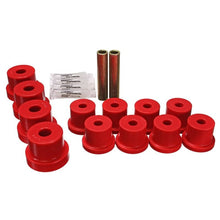 Load image into Gallery viewer, Energy Suspension 67-69 Chevrolet Corvette Red Rear Leaf Spring Bushing Set Bushing Kits Energy Suspension
