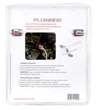 Load image into Gallery viewer, Spectre Stainless Steel Flex Fuel Line 3/8in. ID - 3ft. w/Clamps Red/Blue Fuel Lines Spectre
