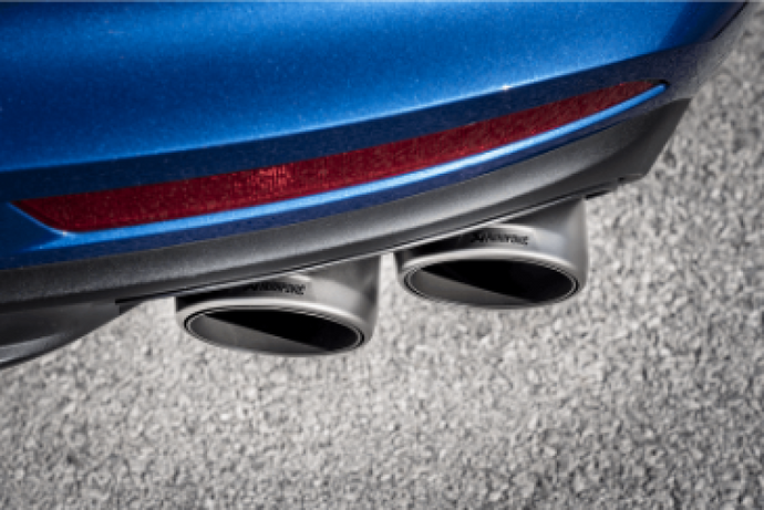 Akrapovic 17-18 Porsche Panamera Turbo Tail Pipe Set (Titanium) Tips Akrapovic   