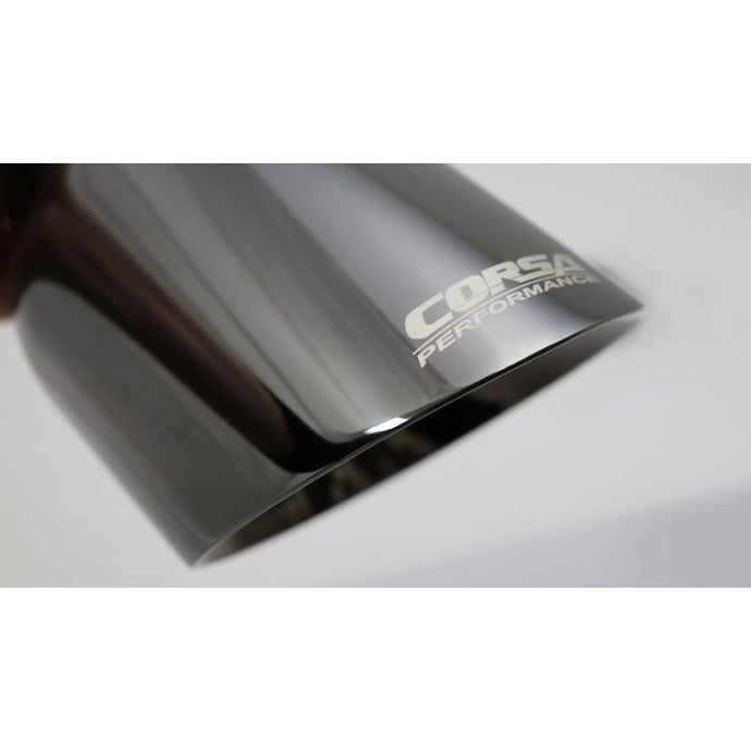 Corsa Single Universal 2.75in Inlet / 4.5in Outlet Black PVD Pro-Series Tip Kit Tips CORSA Performance