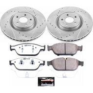 Power Stop 12-16 Audi A6 Quattro Front Z26 Street Warrior Brake Kit Brake Kits - Performance D&S PowerStop   