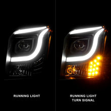 Load image into Gallery viewer, Anzo 15-17 GMC Yukon/Yukon XL Projector Headlights Black Housing/Clear Lens (w/ Light Bars) Headlights ANZO
