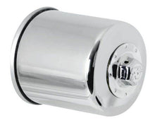 Load image into Gallery viewer, K&amp;N Honda / Kawasaki / Yamaha / Polaris / Victory 2.688in OD x 3.344in H Oil Filter - Chrome Misc Powersports K&amp;N Engineering   
