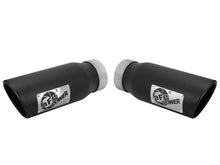 Load image into Gallery viewer, aFe MACHForce-XP 3.5in 409 Stainless Steel Exhaust Tip 3.5in x 4.5in Out x 12in L Clamp-On Catback aFe
