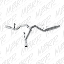 Load image into Gallery viewer, MBRP 14-16 Ram 2500/3500 6.4L 4in AL Single Side Dual Outlet Cat Back Exhaust Catback MBRP
