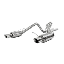 Load image into Gallery viewer, MBRP 11-14 Ford Mustang GT 5.0L Dual Split Rear Street Version T409 3in Cat Back Exhaust System Catback MBRP
