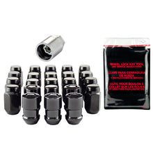 Load image into Gallery viewer, McGard Jeep Wrangler Hex Install Kit (Cone Seat) 1/2-20 / 13/16 Hex (18 Lug Nuts / 5 Locks) - Black Lug Nuts McGard
