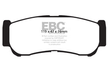 Load image into Gallery viewer, EBC 07-09 Hyundai Santa Fe 2.7 Greenstuff Rear Brake Pads Brake Pads - Performance EBC   
