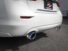 Load image into Gallery viewer, aFe Takeda 2.5in 304 SS Axle-Back Exhaust w/ Blue Flame Tips 16-18 Infiniti Q50 V6-3.0L (tt) Axle Back aFe
