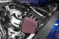 K&N 01-15 Harley-Davidson Touring 96 / 103 / 08-15 Bright Aircharger Performance Intake Cold Air Intakes K&N Engineering   