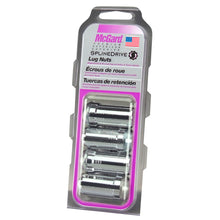 Load image into Gallery viewer, McGard SplineDrive Lug Nut (Cone Seat) 1/2-20 / 1.60in. Length (4-Pack) - Chrome (Req. Tool) Lug Nuts McGard
