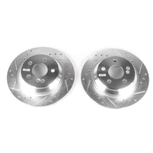 Load image into Gallery viewer, Power Stop 03-06 Mercedes-Benz CL500 Rear Evolution Drilled &amp; Slotted Rotors - Pair Brake Rotors - Slot &amp; Drilled PowerStop
