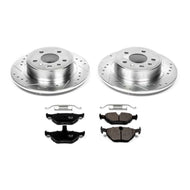 Power Stop 99-10 Saab 9-5 Rear Z23 Evolution Sport Brake Kit Brake Kits - Performance D&S PowerStop   