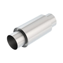 Load image into Gallery viewer, Borla 3 -1/2in In/Out x 5in Round x 8in Long XR-1 Sportsman Shorty Racing Muffler Muffler Borla
