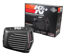 Load image into Gallery viewer, K&amp;N Street Metal Intake System for 08-16 Harley Davidson Touring Models - Shaker Black Cold Air Intakes K&amp;N Engineering   
