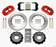 Wilwood Narrow Superlite 6R Front Hat Kit 14.00in Red 84-87 Corvette C4 Big Brake Kits Wilwood