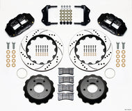 Wilwood Narrow Superlite 6R Front Hat Kit 14.00in Drilled 84-87 Corvette C4 Big Brake Kits Wilwood