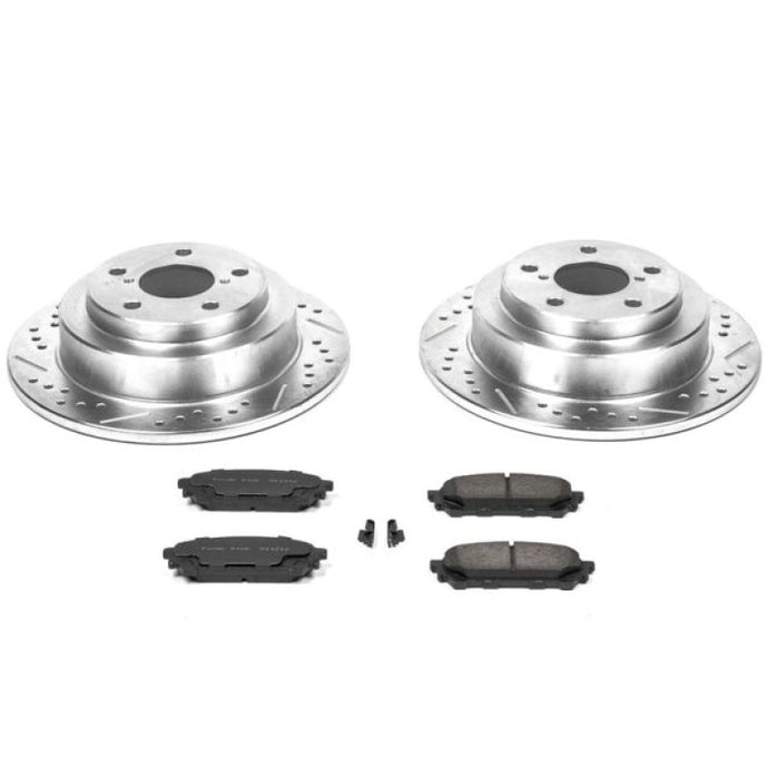 Power Stop 05-06 Saab 9-2X Rear Z23 Evolution Sport Brake Kit Brake Kits - Performance D&S PowerStop   