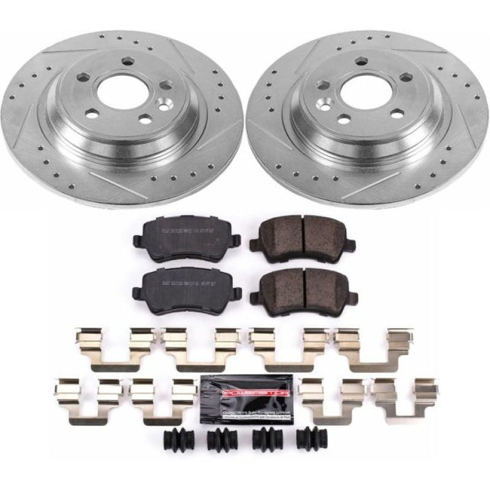 Power Stop 11-18 Volvo S60 Rear Z23 Evolution Sport Brake Kit Brake Kits - Performance D&S PowerStop   
