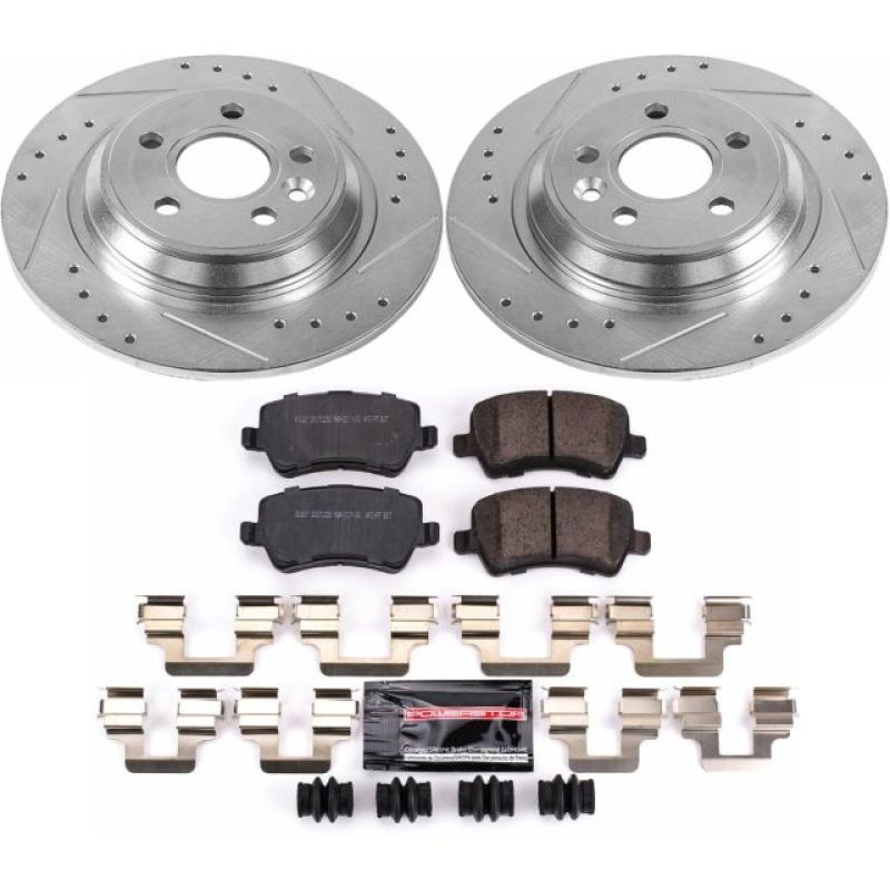 Power Stop 11-18 Volvo S60 Rear Z23 Evolution Sport Brake Kit Brake Kits - Performance D&S PowerStop   
