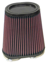 Load image into Gallery viewer, K&amp;N Universal Rubber Filter Dual Flange Oval Tprd 3.75in Base O/S W x 3.438in Top O/S W x 6.75in H Air Filters - Universal Fit K&amp;N Engineering   
