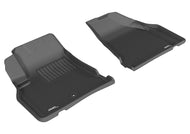 3D MAXpider 2008-2017 Buick/Chevrolet/GMC Enclave/Traverse/Acadia Kagu 1st Row Floormat - Black Floor Mats - Rubber 3D MAXpider   