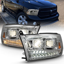 Load image into Gallery viewer, ANZO 2009-2018 Dodge Ram 1500 Projector H.L. Switchback Black Amber Headlights ANZO
